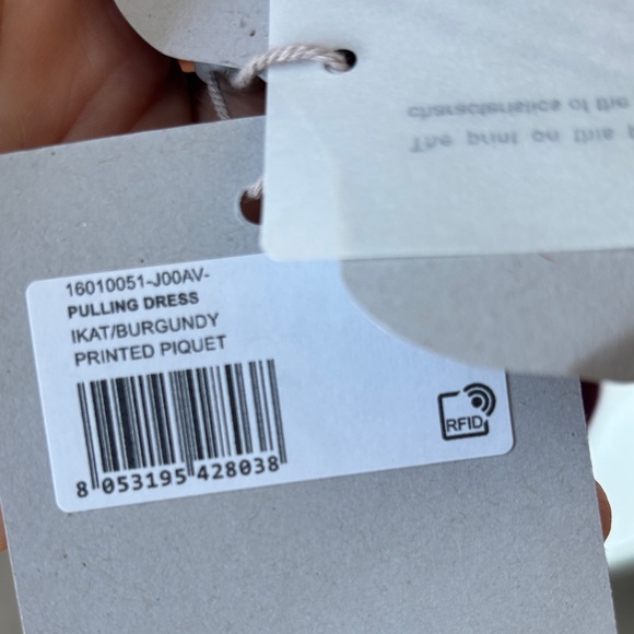 Pulling printed ruched cotton midi dress - Picture 11 of 12